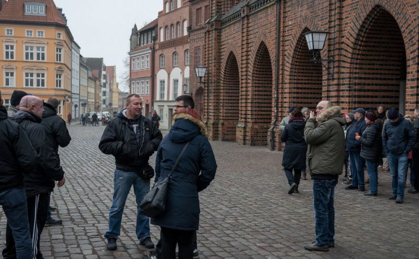 Beteiligung von AfD&NPD Aktivisten bei Fridays gegen Altersarmut in Stralsund