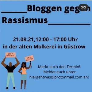 „Bloggen gegen Rassismus“ Workshop in Greifswald und Güstrow